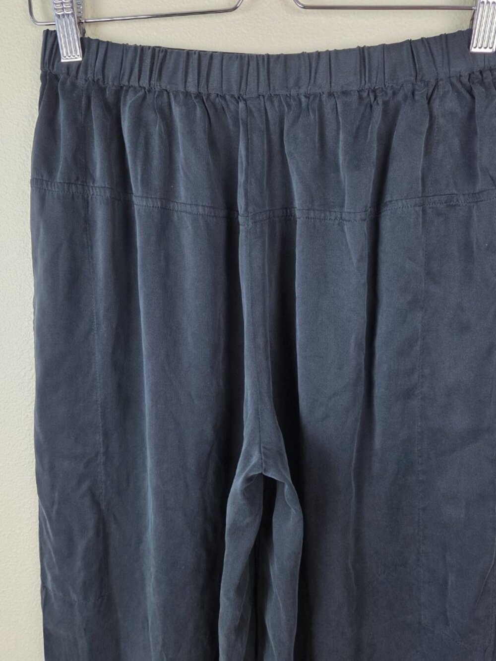 Quince Washable 100% Silk Pajama Pants Size S Black Breezy Flowy Sustainable - Picture 7 of 12